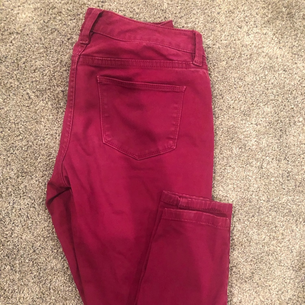 Pink skinny pants